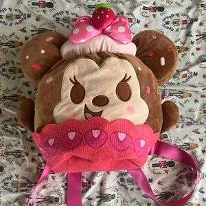 Disneyland cupcake stuffed animal backpack